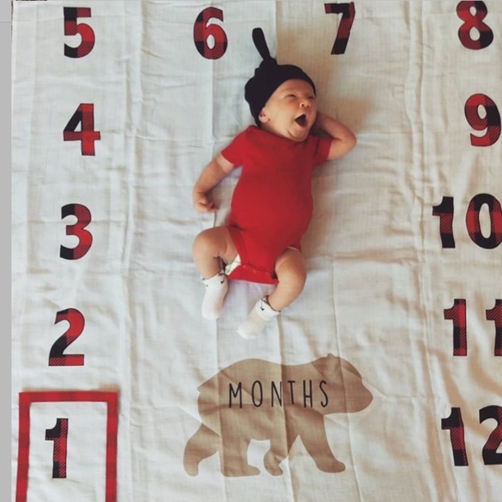 Monthly milestone blanket